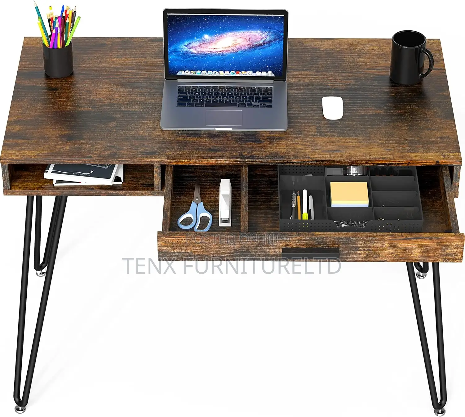 Rustic Inn Computer Desk (Retro)