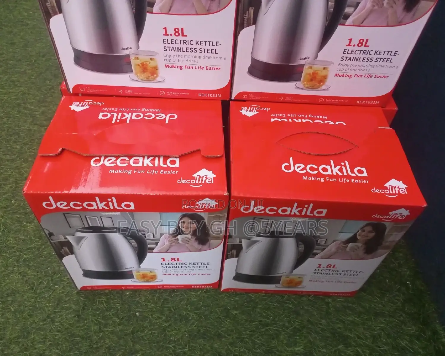Decakila Kitchen Appliances Fast Boil Kettle.