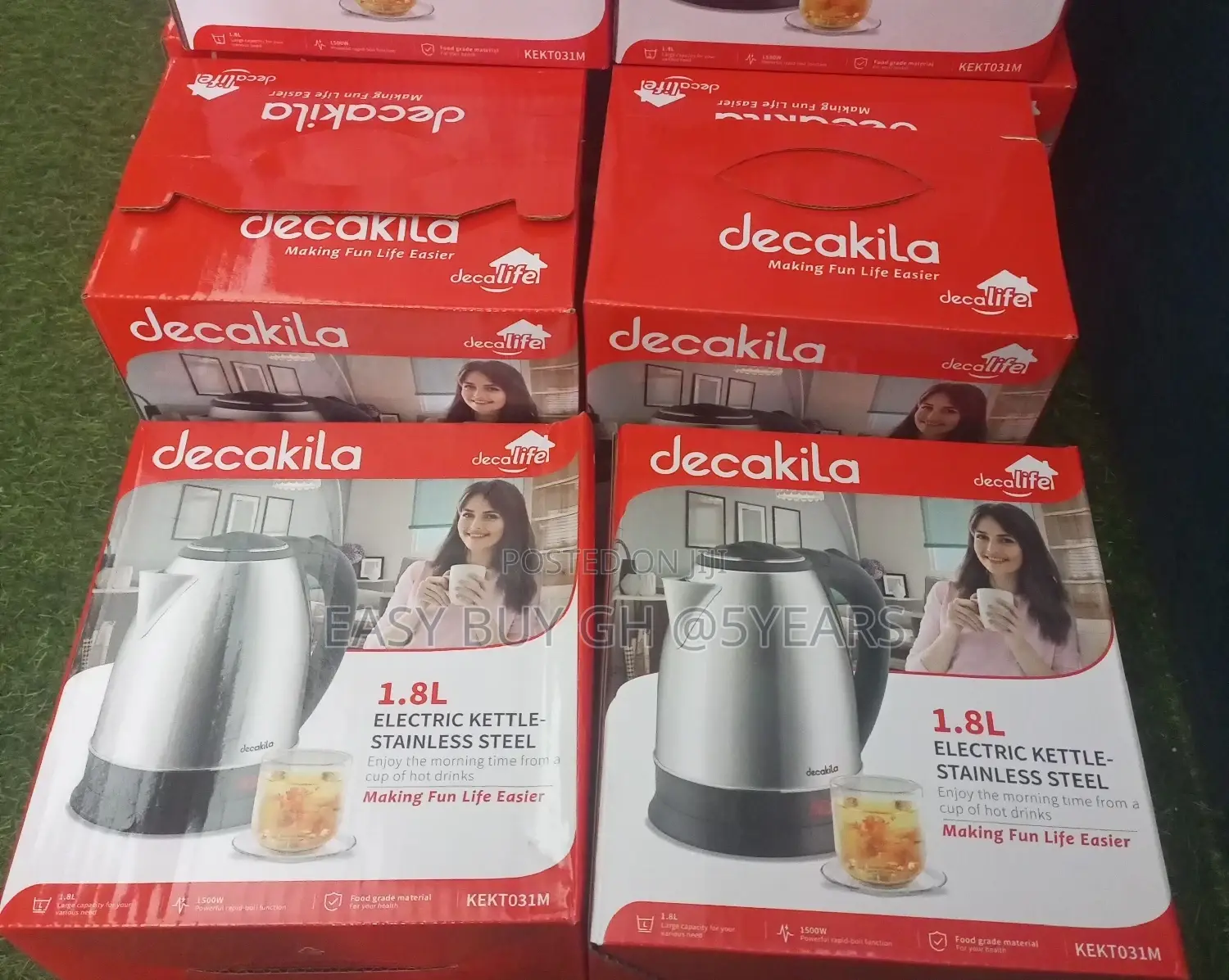 Making Fun Life Easier Decakila Electric Kettle Stainless.