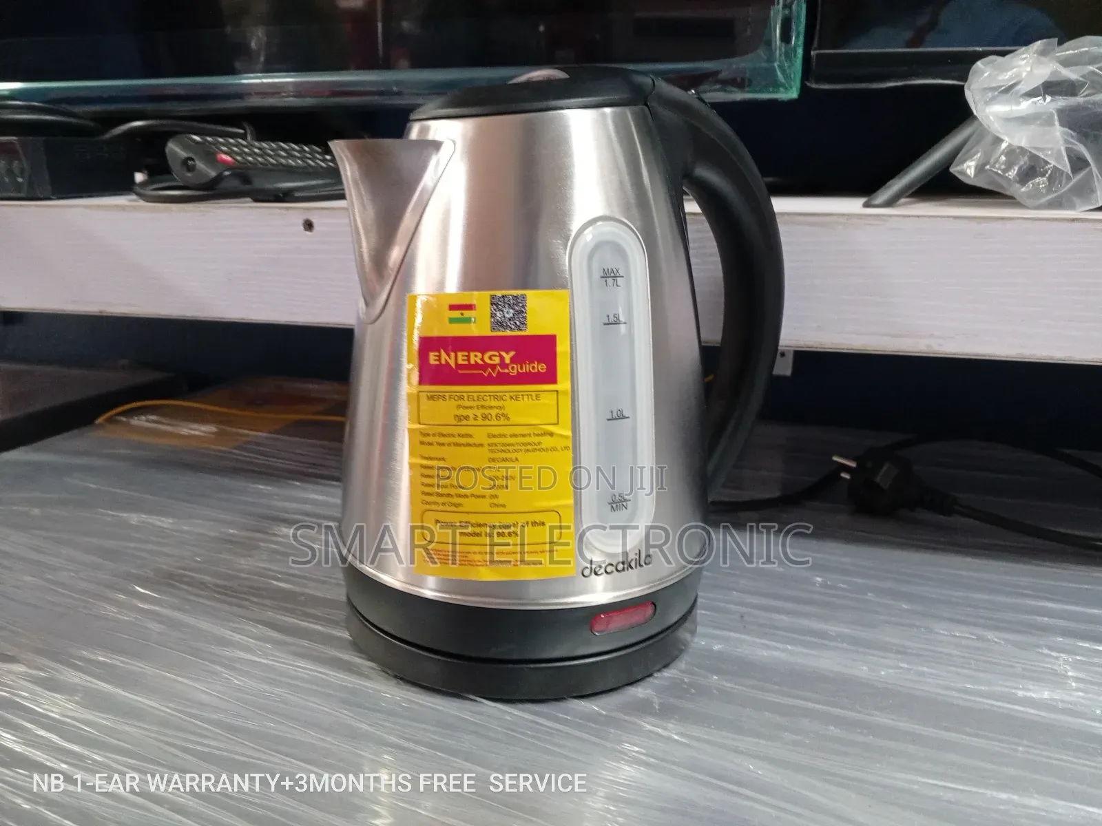 Decakila Electric Kettle Electric Kettle 1.7L Affordable