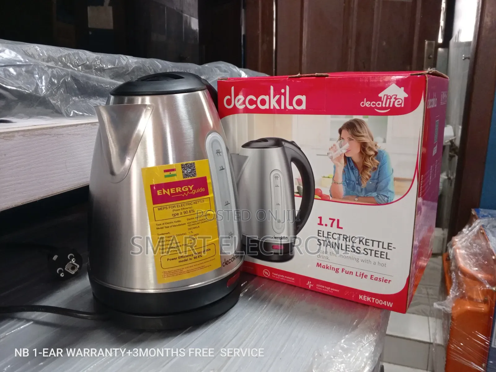 Super Quality 1.7L Decakila Electric Kettle Electric Kettle