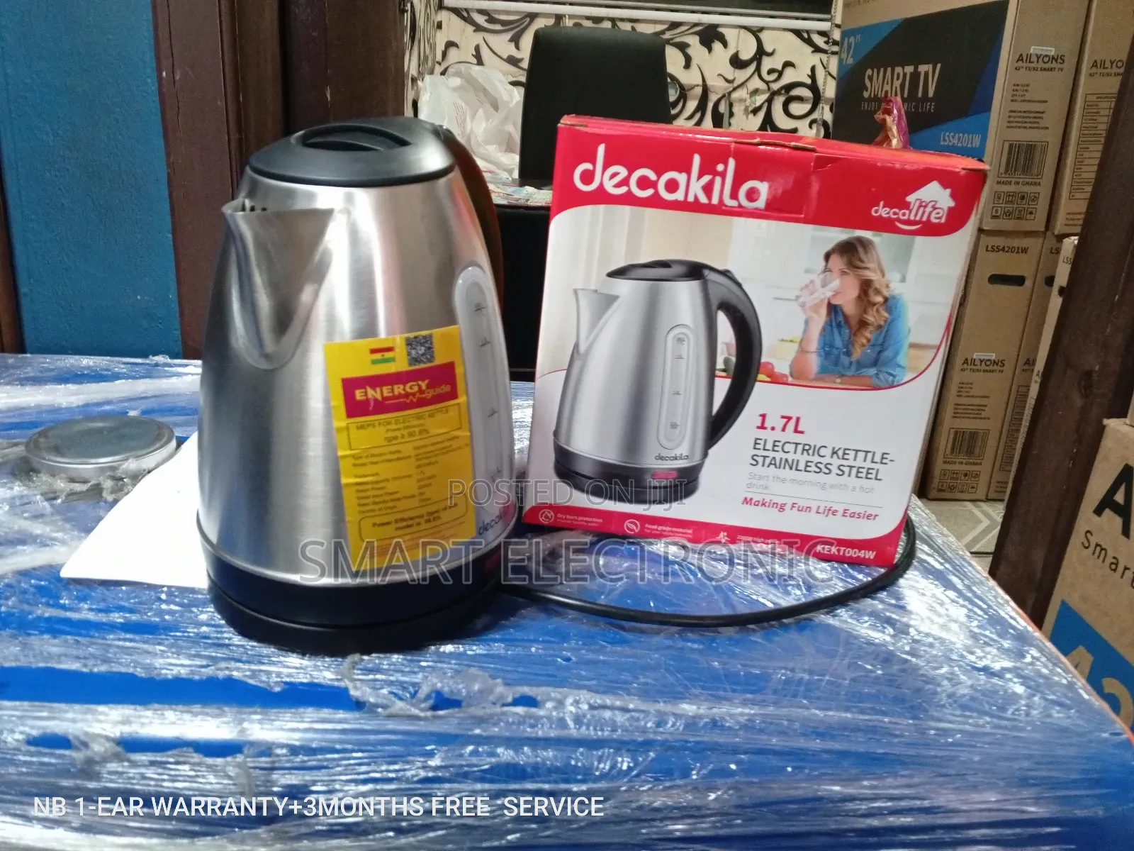 Decakila Electric Kettle Electric Kettle 1.7L Super Strong in Accra