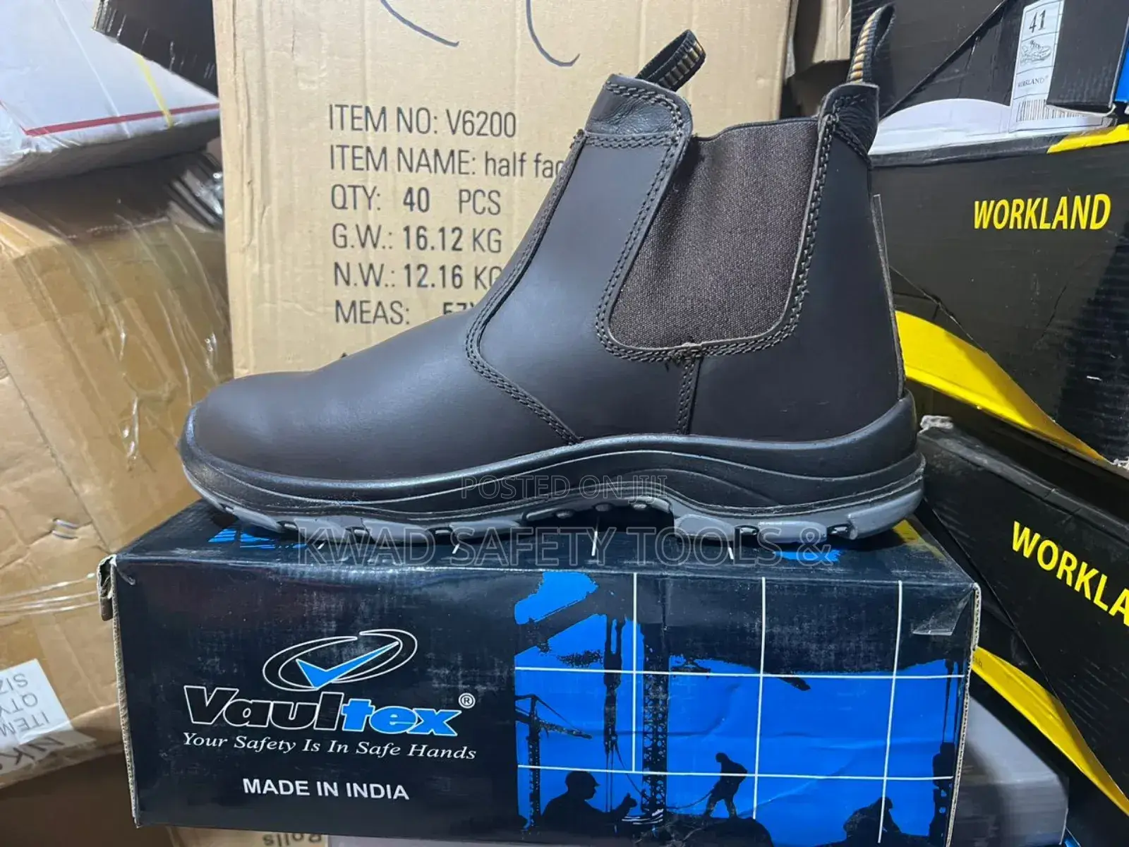 Vaultex Safety Boot (CBI- S1P- SRC)