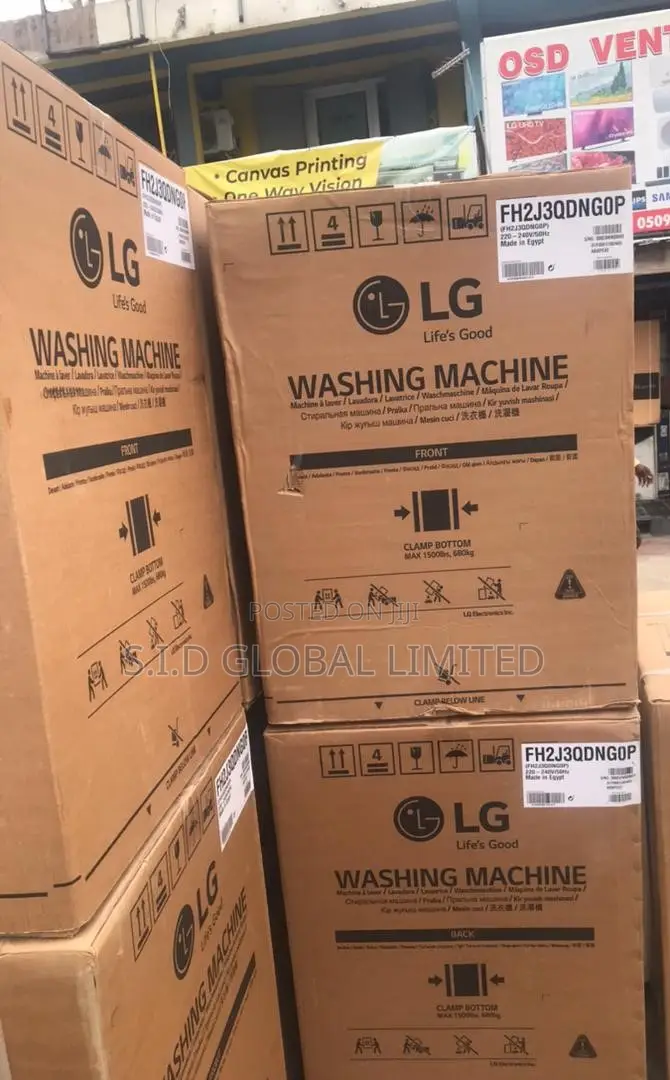 Amazing LG 7kg Front Load Washer, White