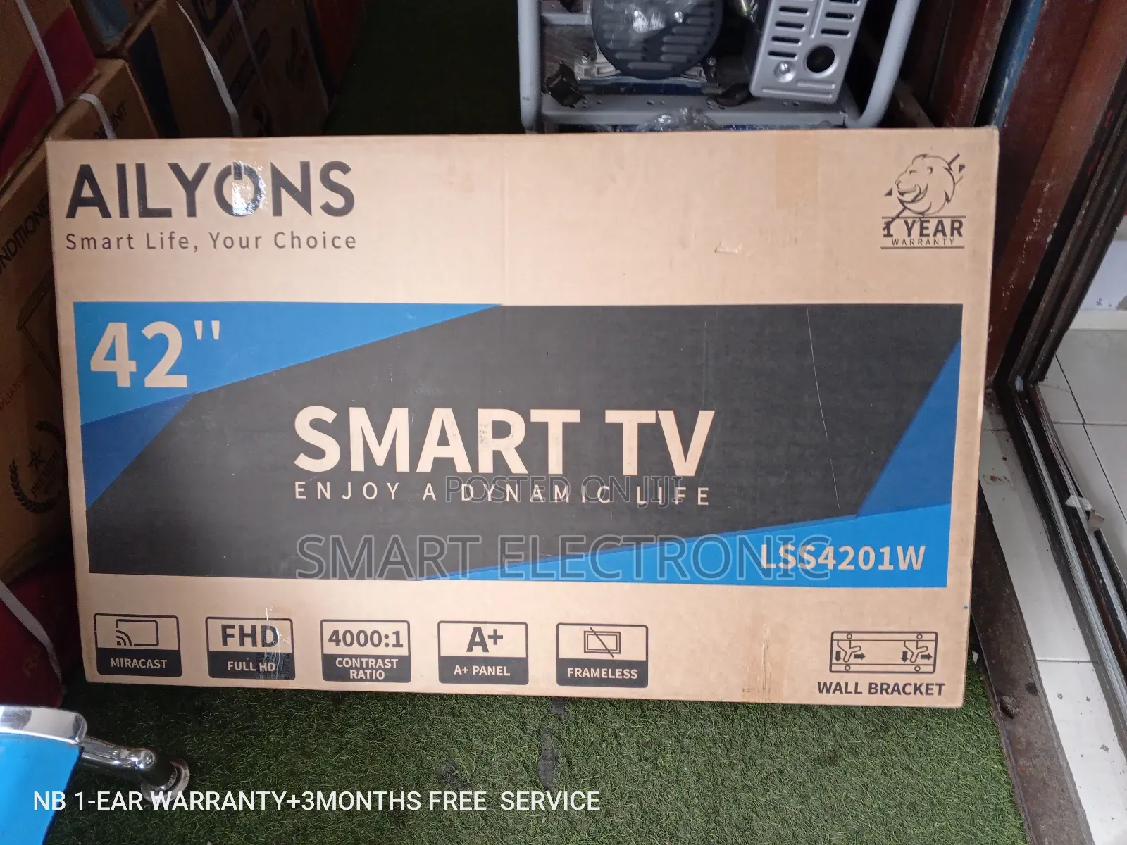 Awesome Ailyons "42" Smart Android Tv Dynamic Natural Colour