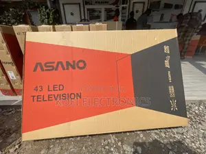 HDR Powered Asano 43′′ Digital Satellite HD TV – Black