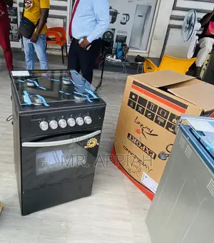 Buy Quality Volcano 50x50 Gas Oven 4 Burner + Grill(Black)