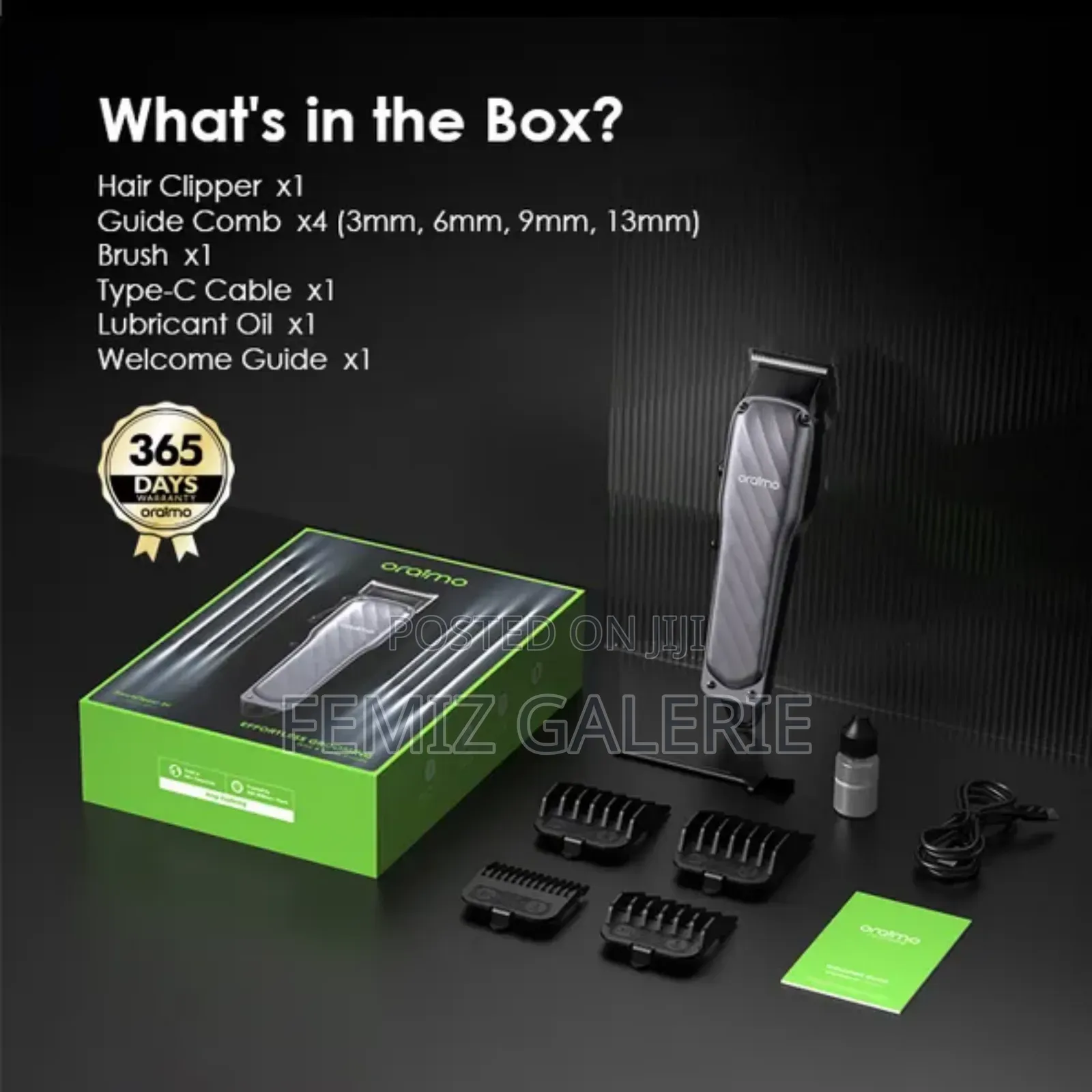 Oraimo Smart Clipper 2c Professional Hair Clipper