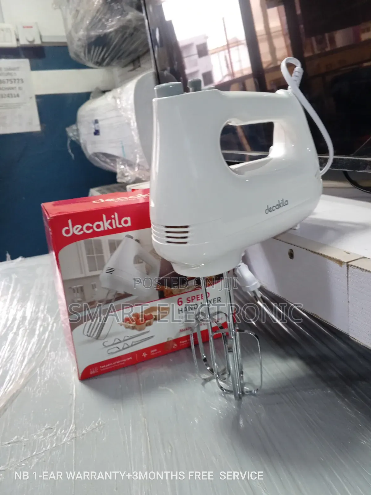 Decakila 6 Speed Hand Mixer Hand Mixer Super Strong
