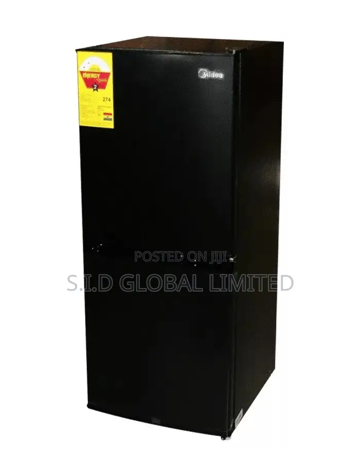 Brilliant MIDEA-129LTR-DOUBLE-DOOR-BOTTOM-FREEZER-MDRB197FGF