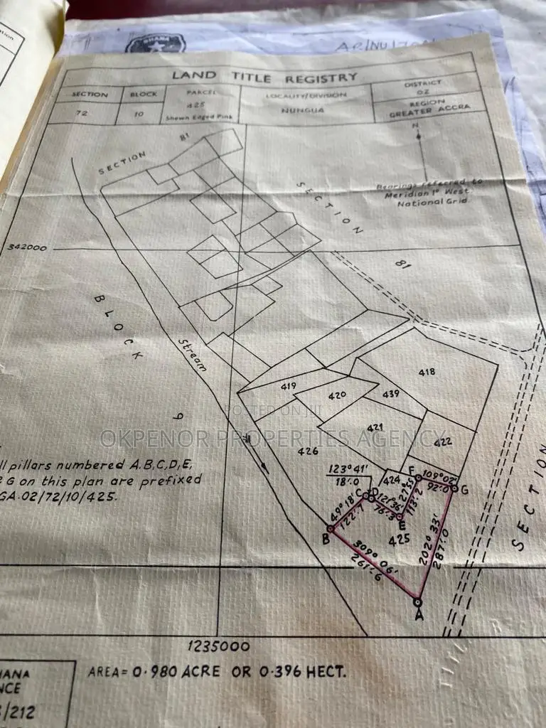 Roadside Land for Sale at Nungua