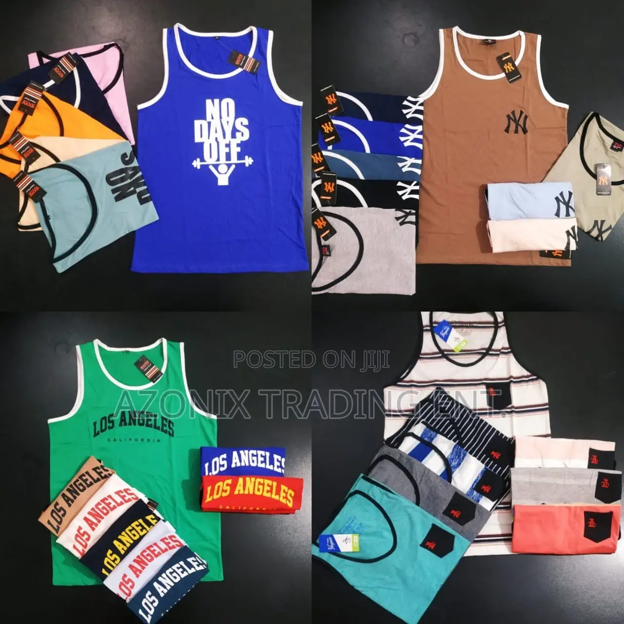 Men Tang Tops-Fashion Singlets