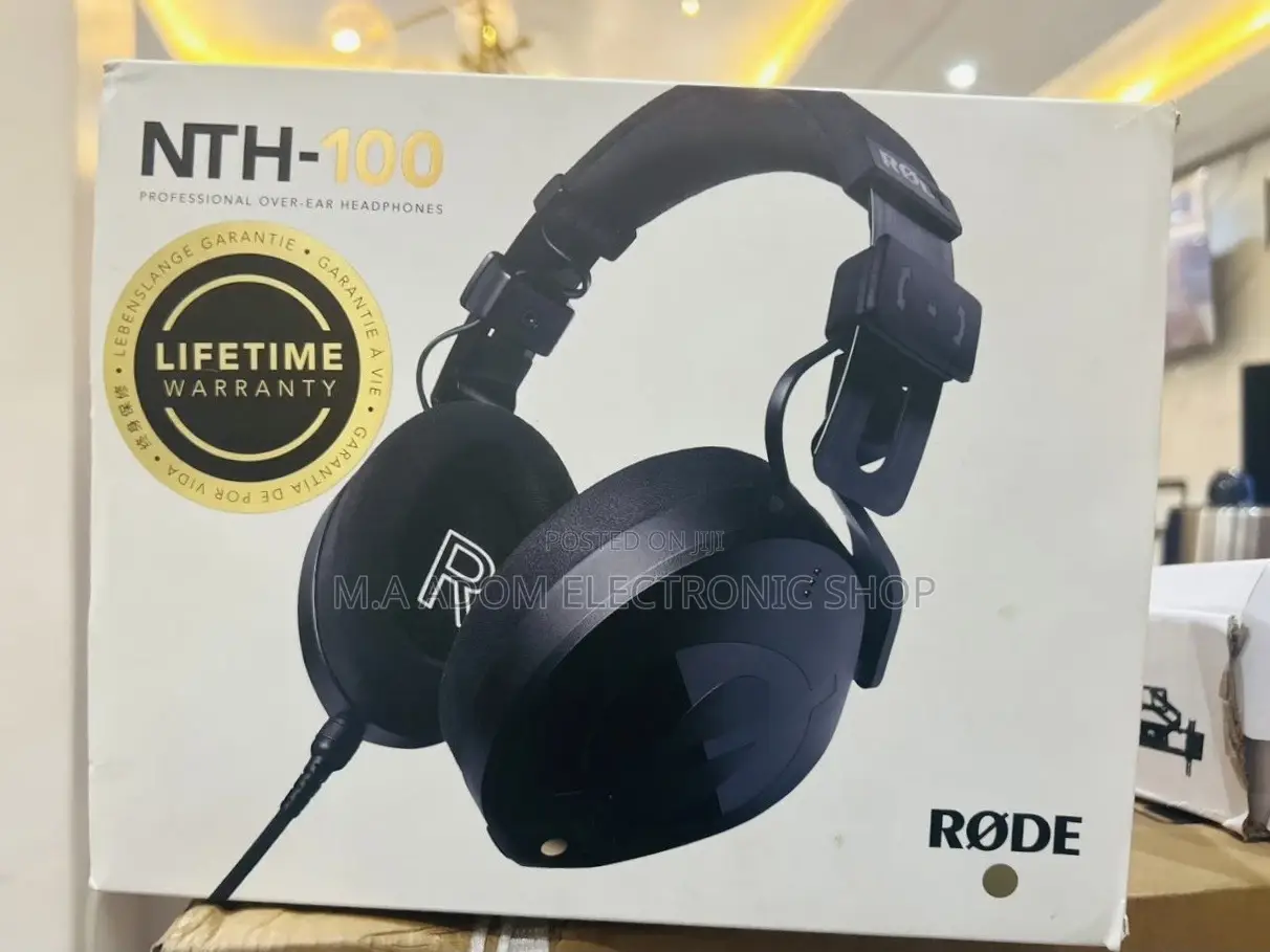 Original RØDE NTH-100 Professional Over-Ear Headphones.