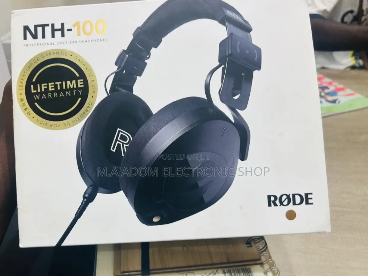 RØDE NTH-100 Professional Over-Ear Headphones(Black) 