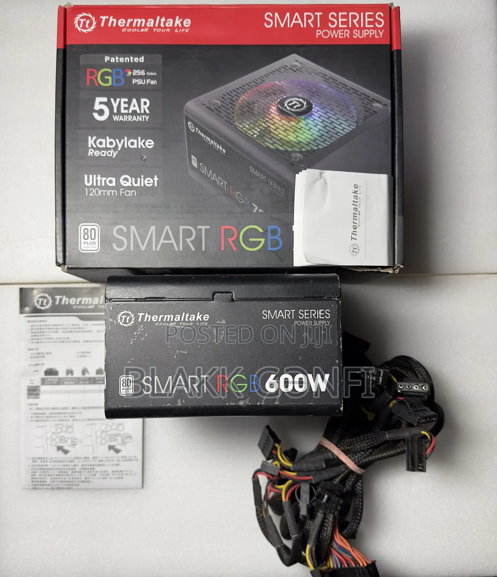 Thermaltake Smart Rgb 600w Gaming Power Supply