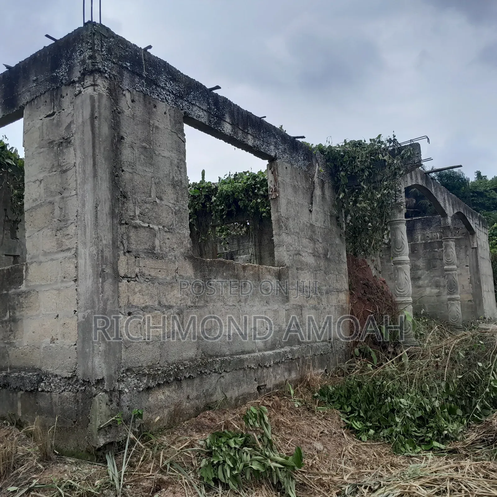 Plot With Uncompleted Building for Sale at Kansa