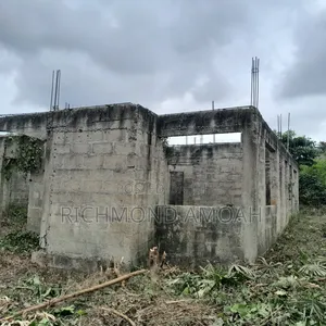 Plot With Uncompleted Building for Sale at Kansa