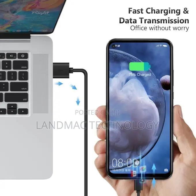 USB to Type C Cable Quick Charge 3.0