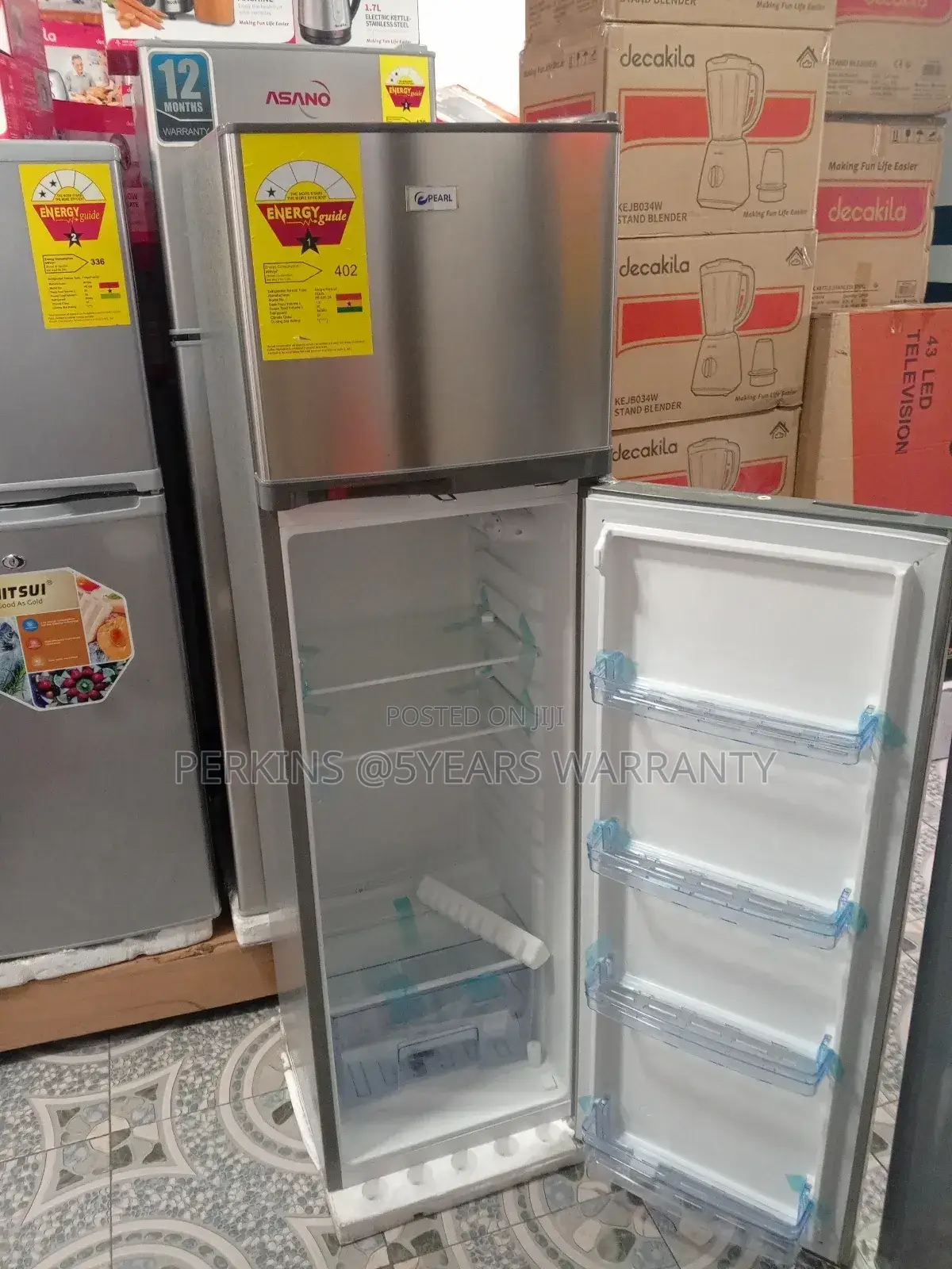Brand New Eco Quality Fridge and Freezer 166liters