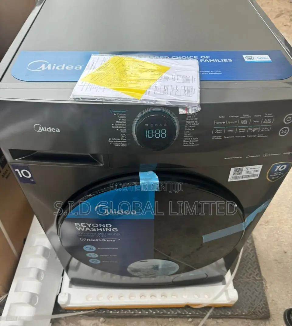Quality MIDEA-FRONT-LOAD-10KG-WASHING-MACHINE-MF200W100WB