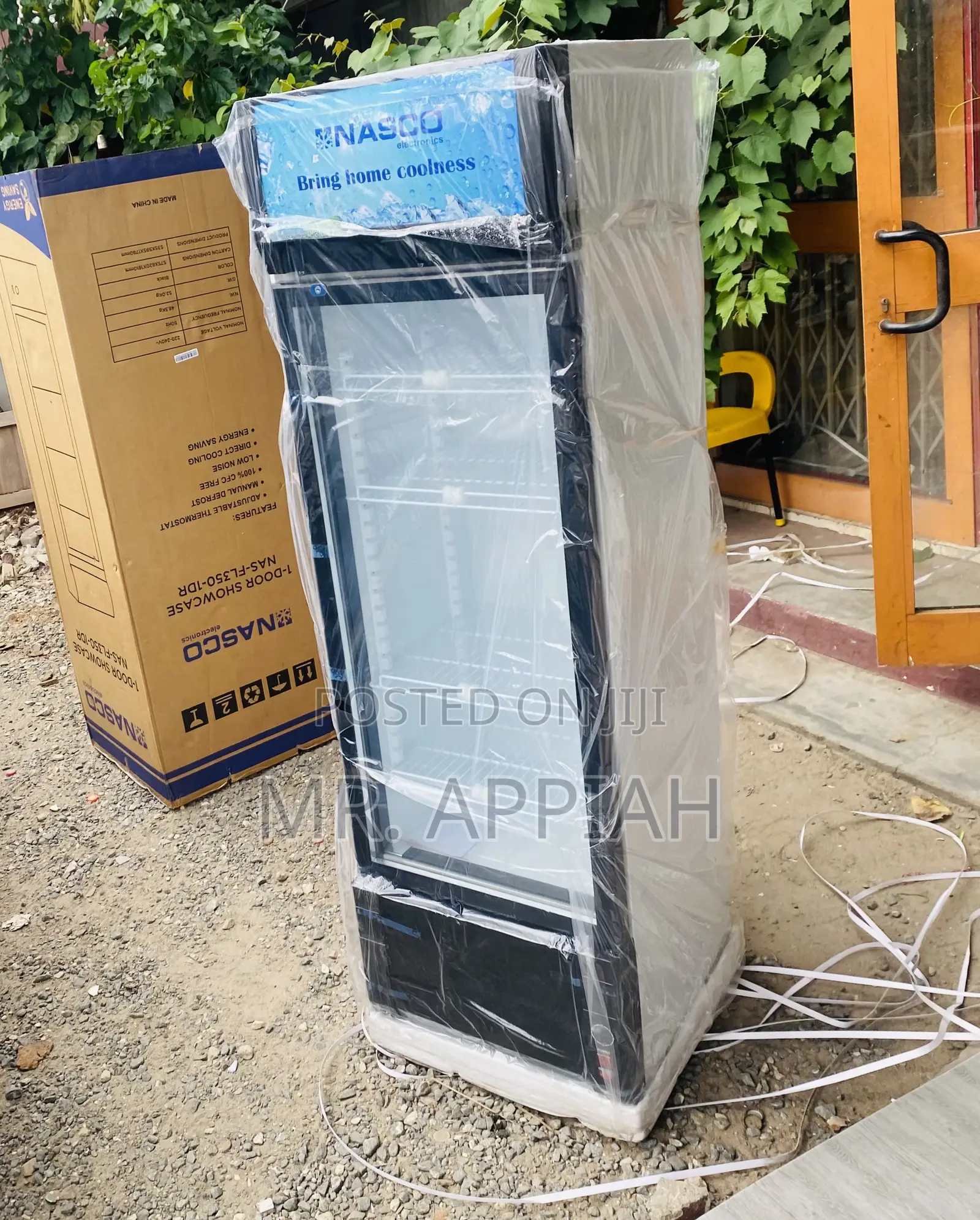 Quality Nasco Nas-Fl350-1dr 1 Door Display Fridge(288l).