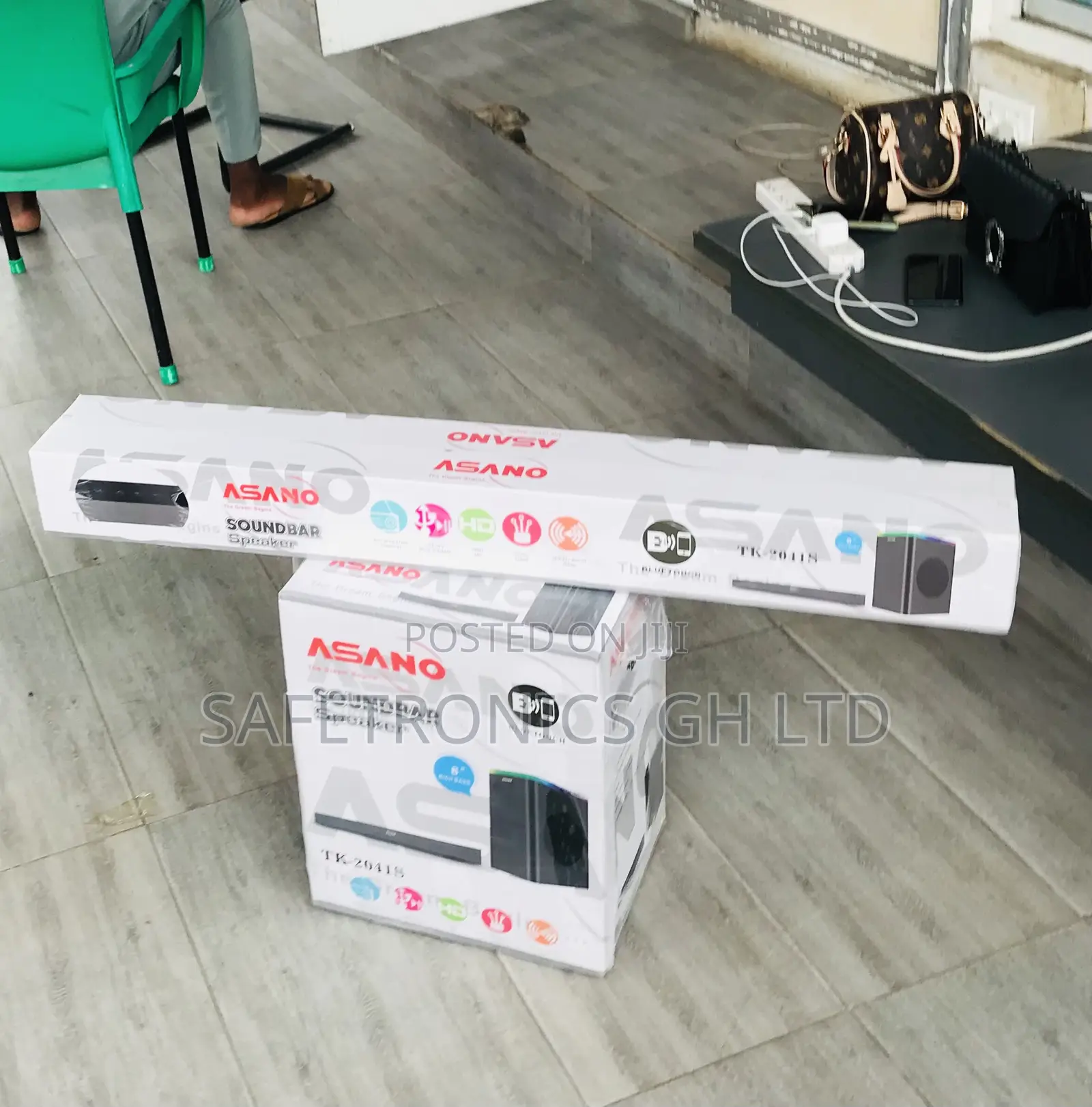 Original Bluetooth Wireless Asano Black Soundbar