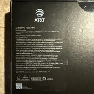 New Samsung Galaxy Z Fold 3 256 GB Black