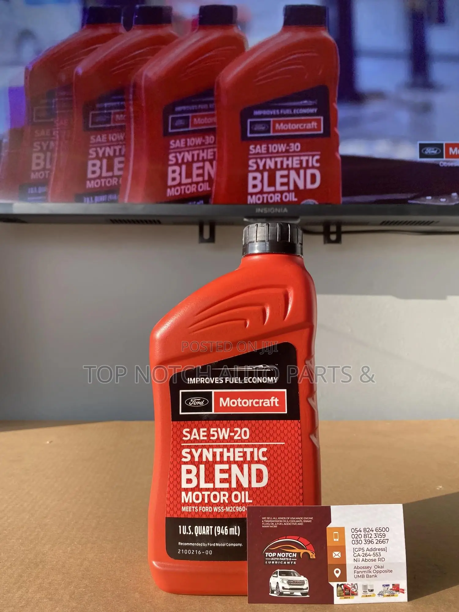 USA Motorcraft SAE 5w-20 Synthetic Blend