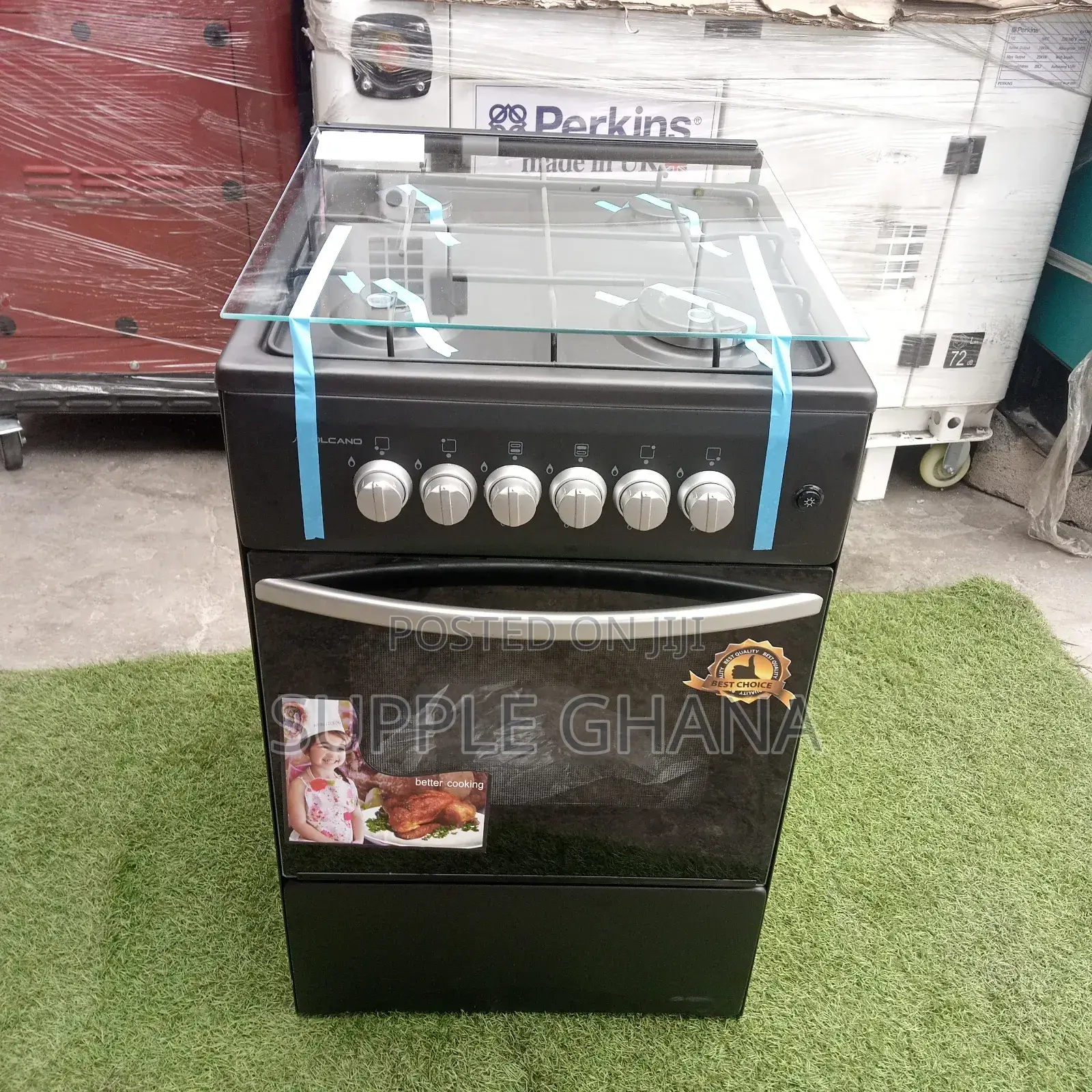 Turkiye Made 50×50 Gas Cooker Stove Oven Volcano Export Good