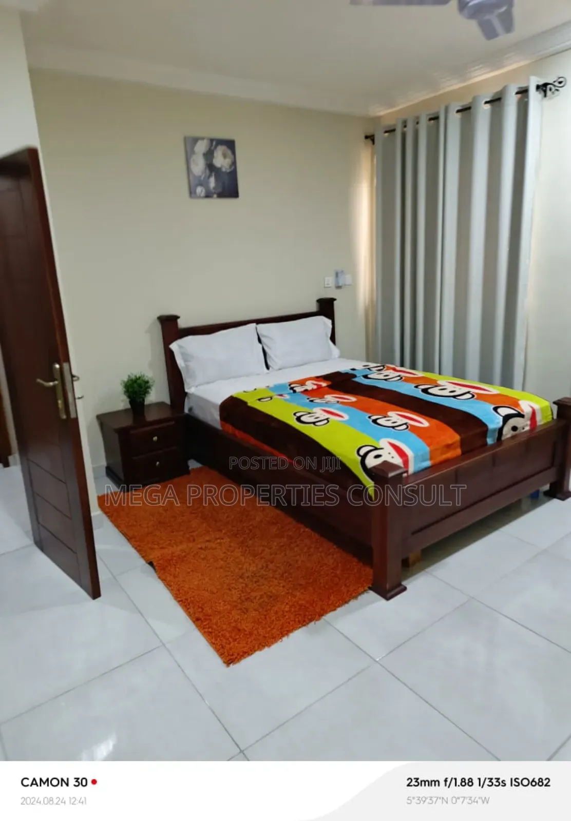 Furnished 1bdrm Apartment in Adjiringanor for Short Stay