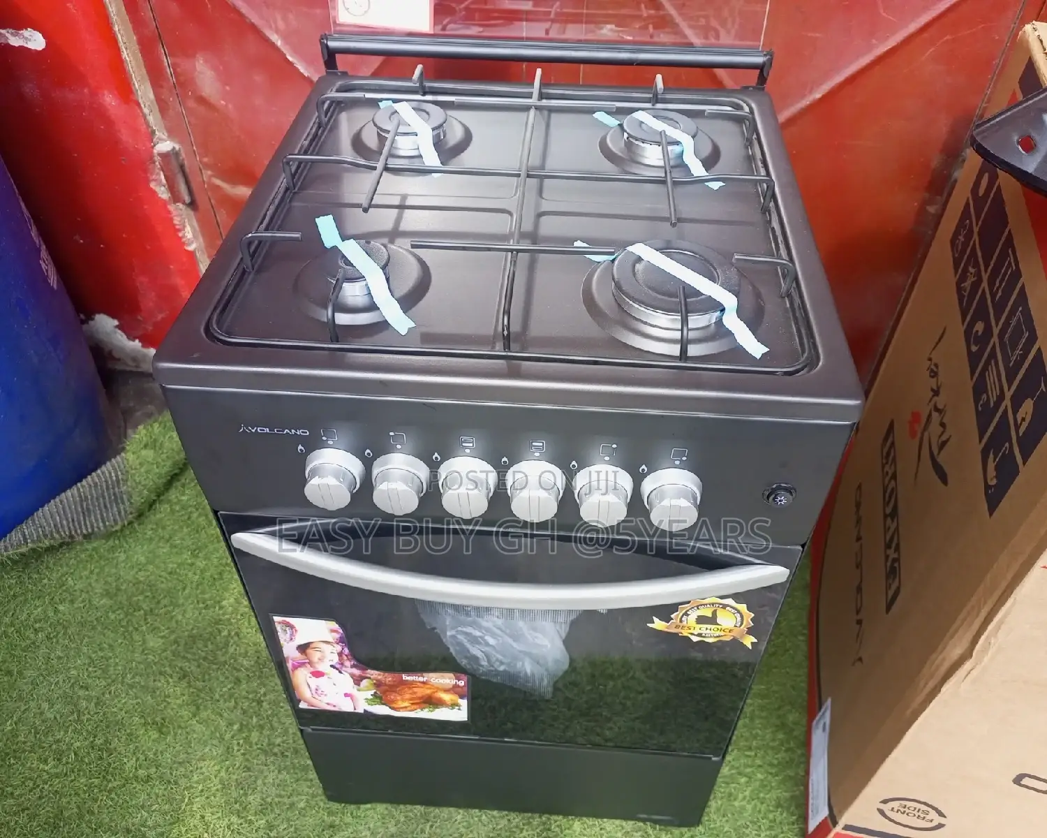 Remarkable Volcano Standing Cooker With One Year Warranty.