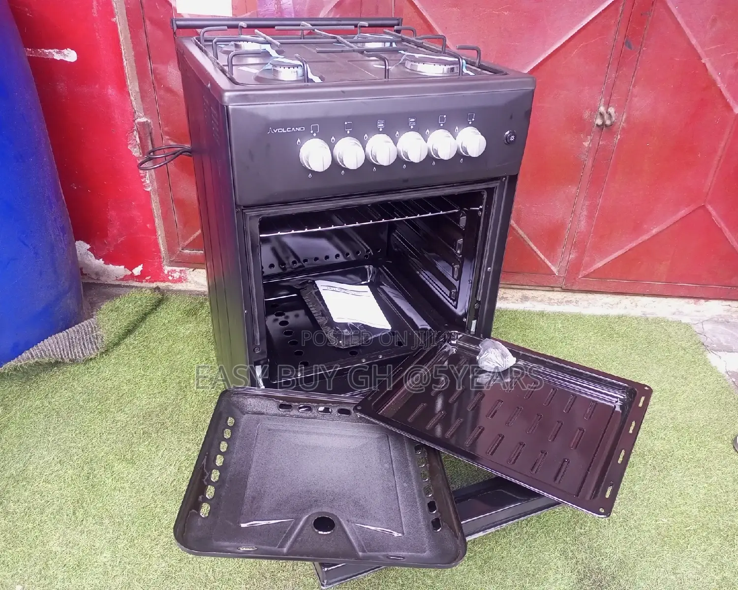 Volcano Brand Oven,With Gas Connection.