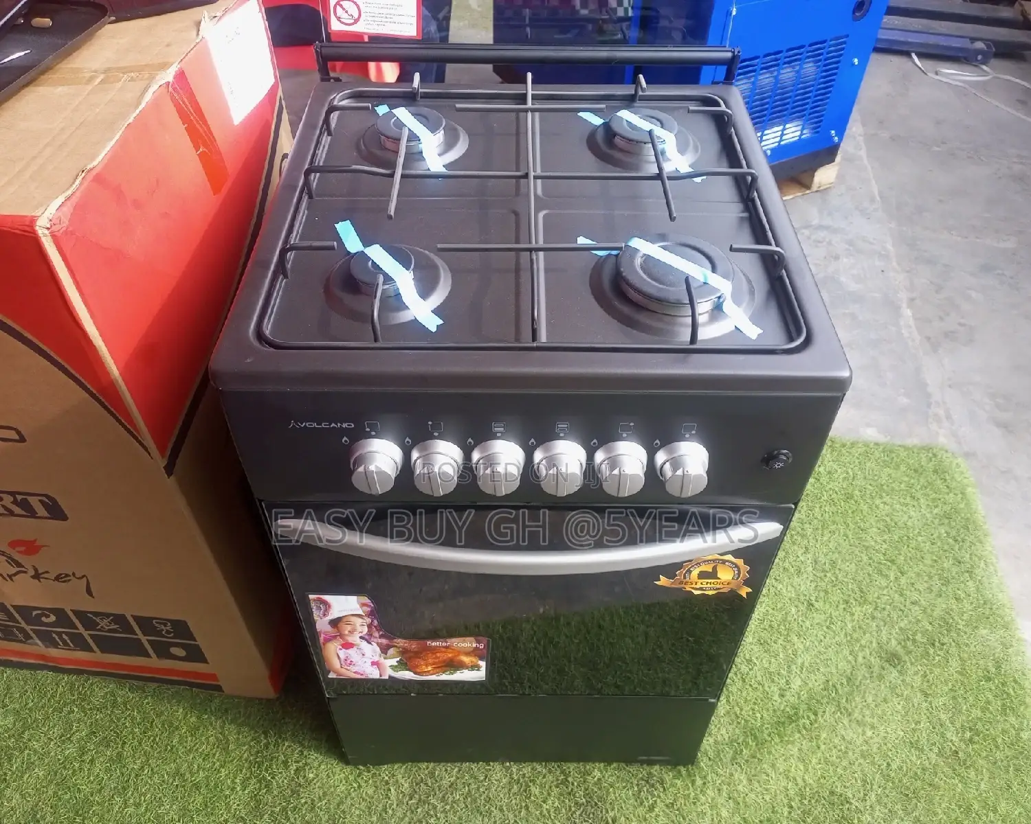Volcano Standing Cooker Oven.