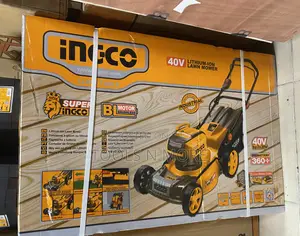 INGCO Brushless 18” Cordless Lawn Mower (With Battery Set)