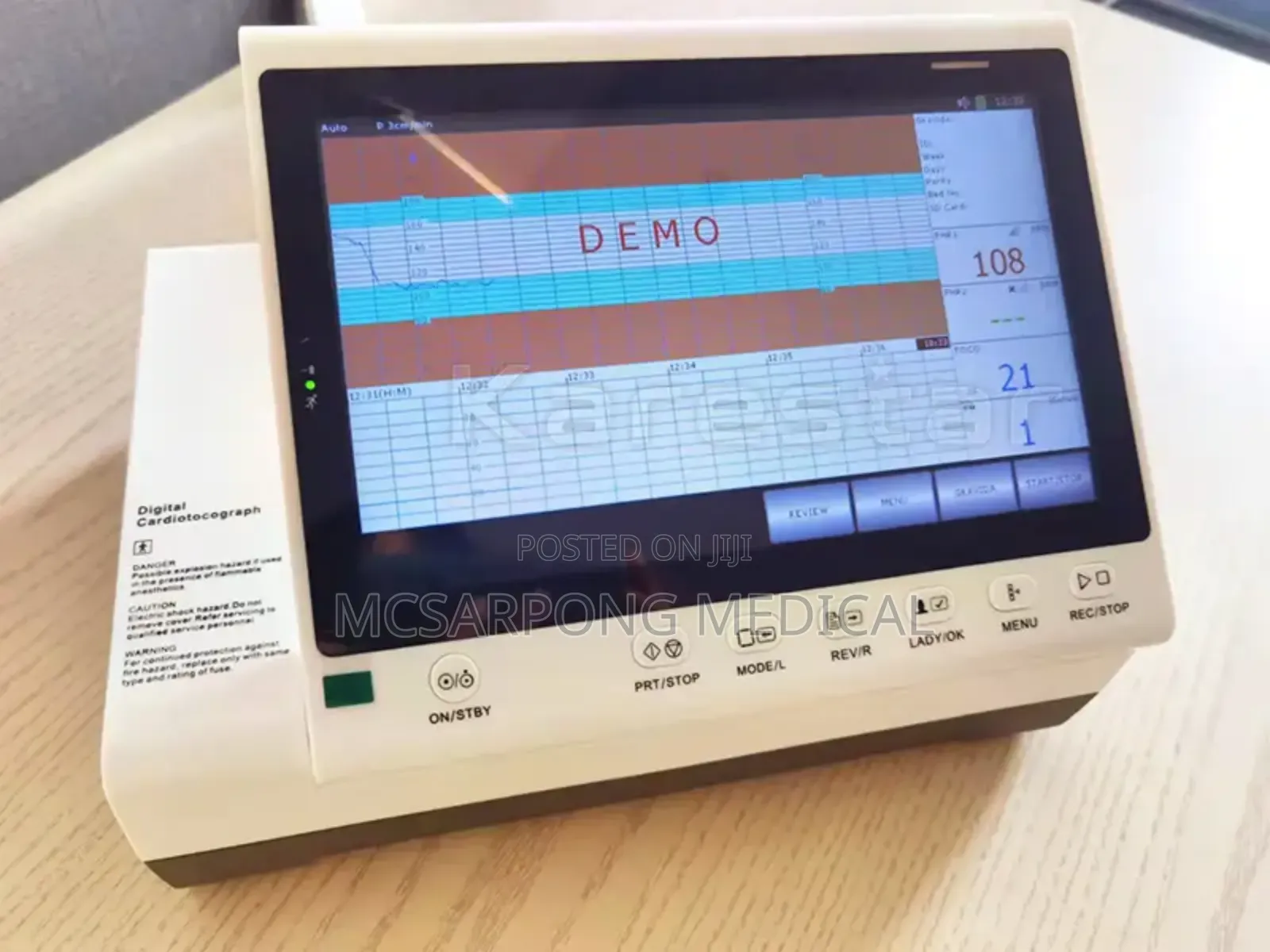 Fetal Monitor CTG Machine ( Twins Fetal Monitor)