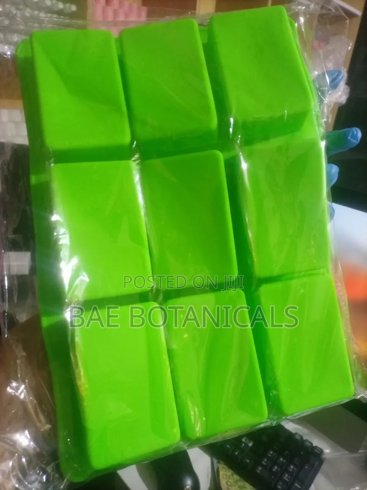 9 Cavity Sillicone Soap Mold