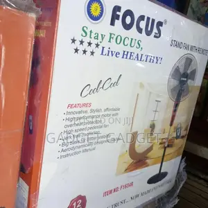 Focus Standing Fan With a Remote