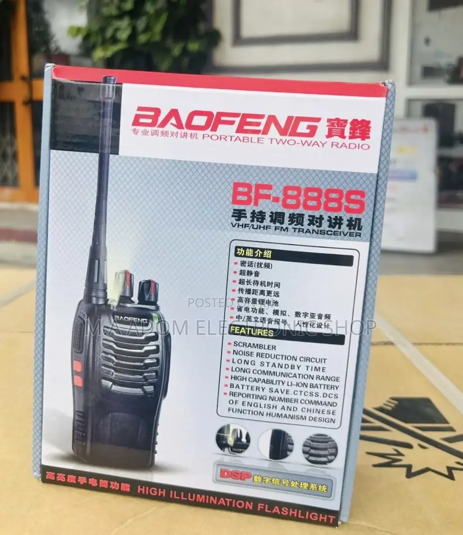 Long Lasting Baofeng Walkie Talkies Two-Way Radios.