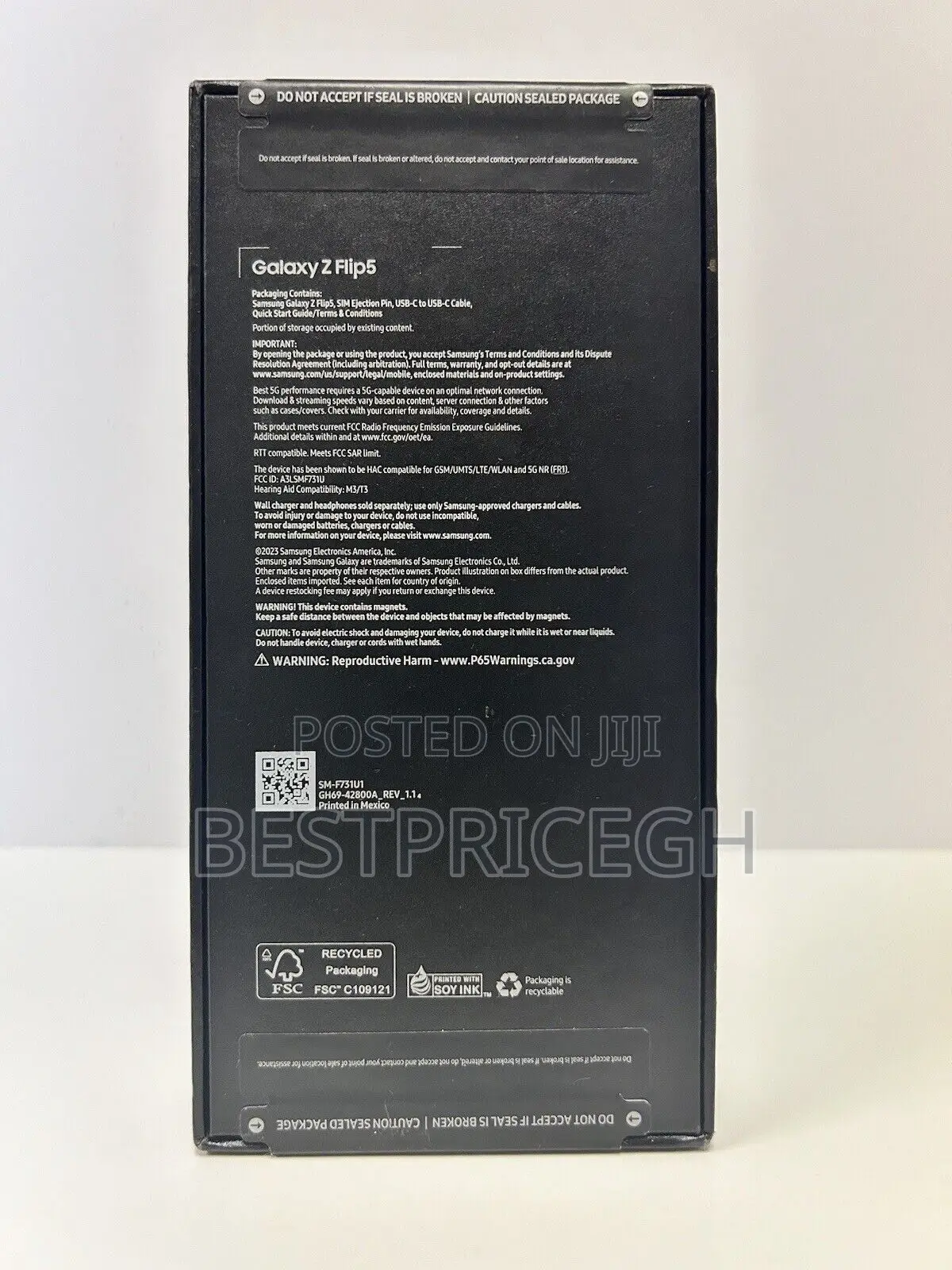 New Samsung Galaxy Z Flip 5 512 GB Gold