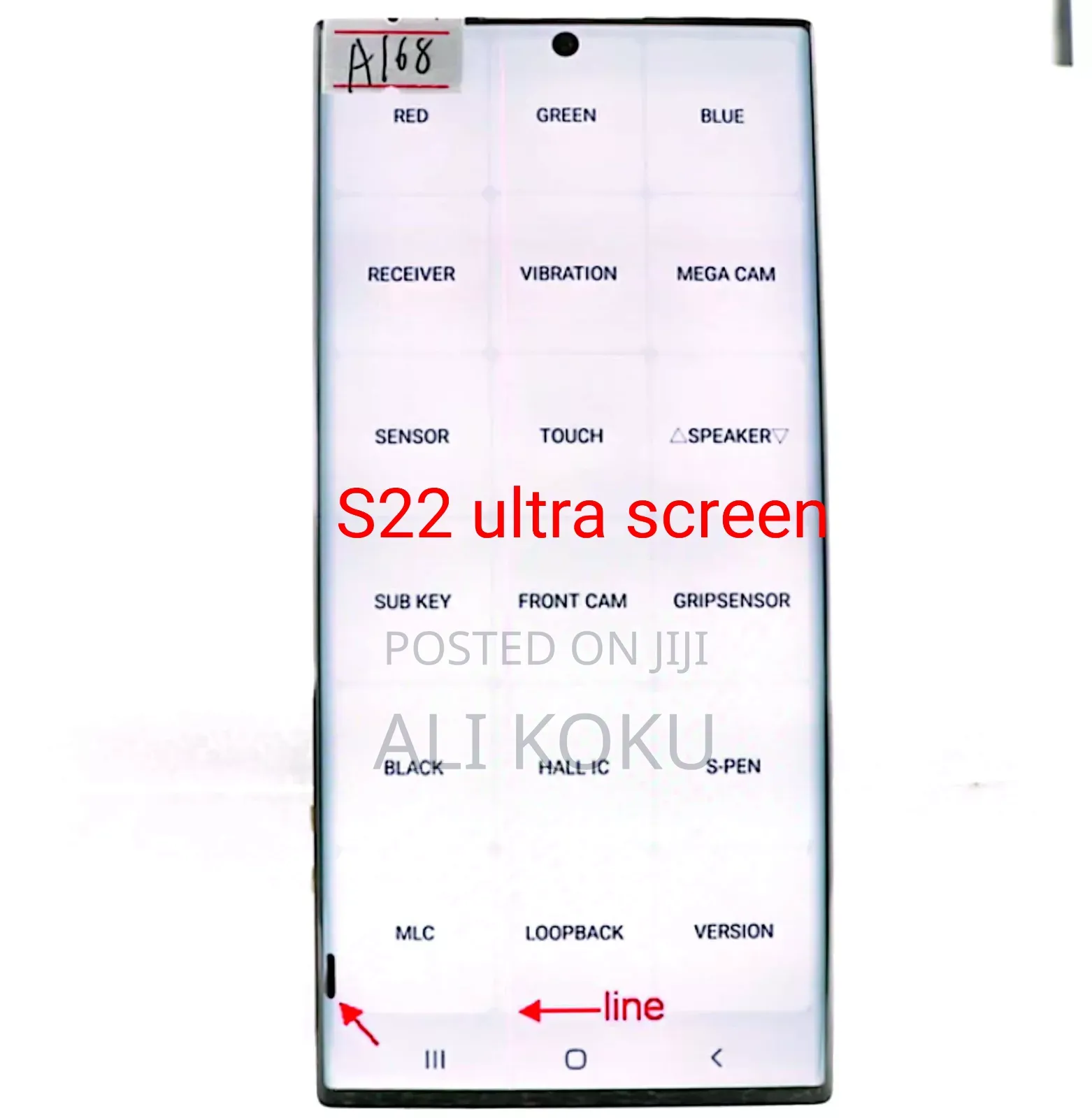All Samsung Factory Reject Screen Select Yours, Call Me