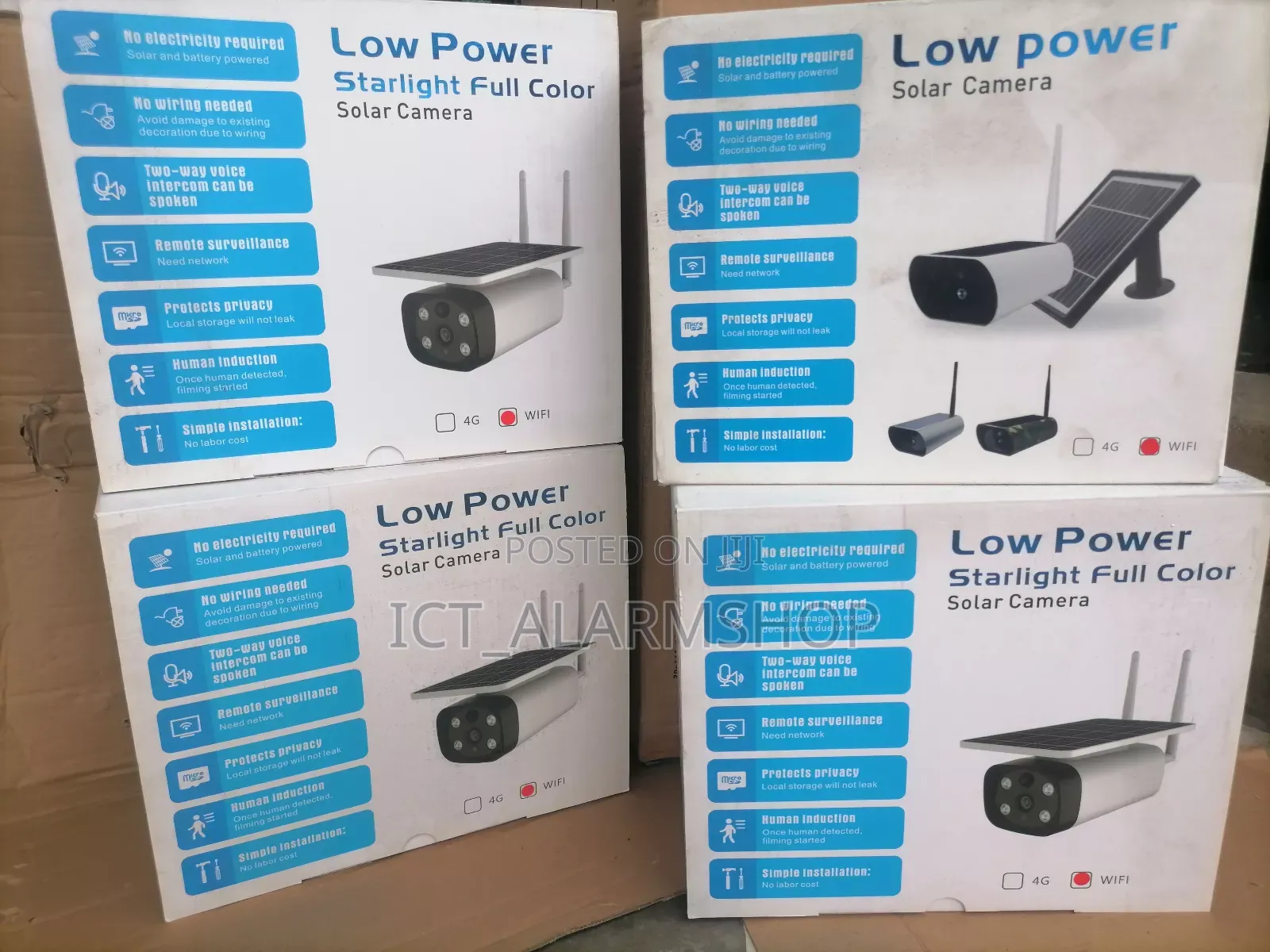 Solar Power Bullet Camera