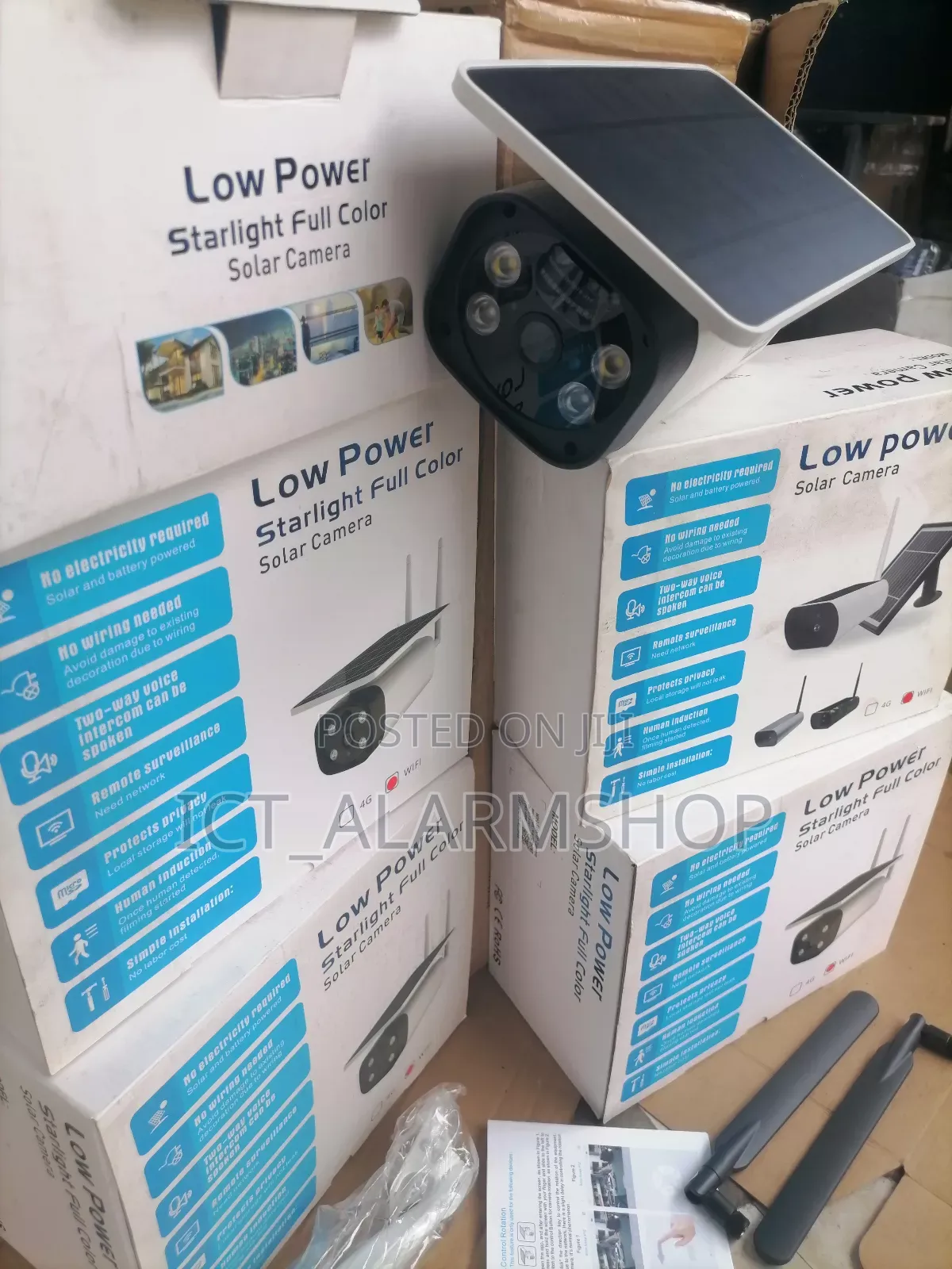 Solar Power Bullet Camera