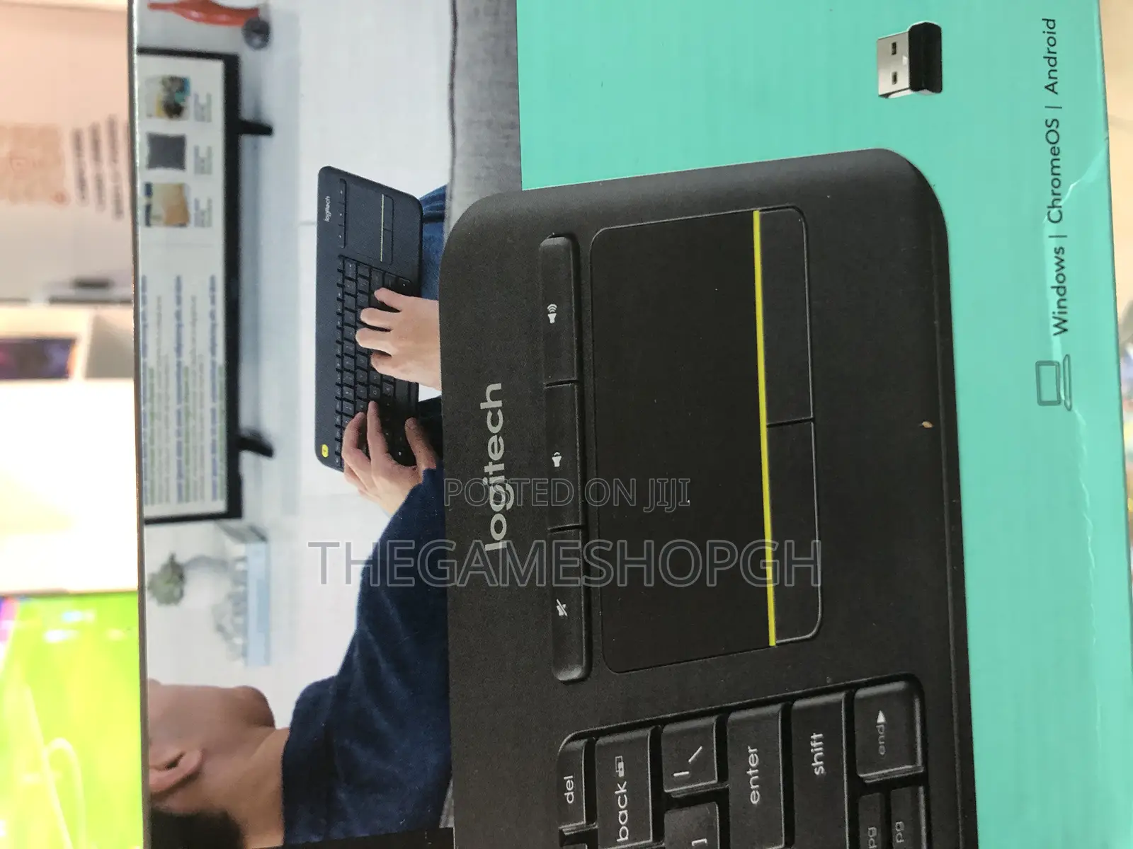 Logitech Wireless Keyboard With Built in Mouse