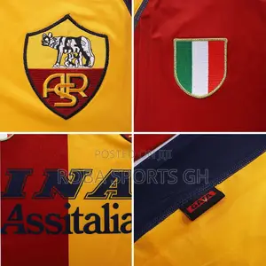 2001/02 AS Roma Retro Home Jersey