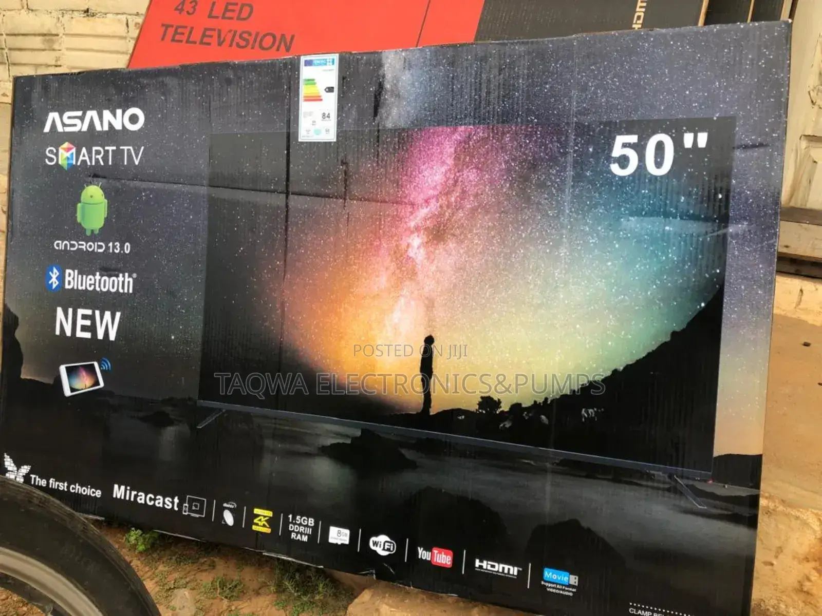 Android Television _50inch Smart Asano Tv