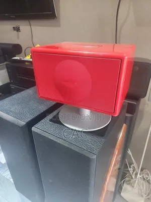 Geneva Lab S Book Shelf All-in-One System Red/White/Black
