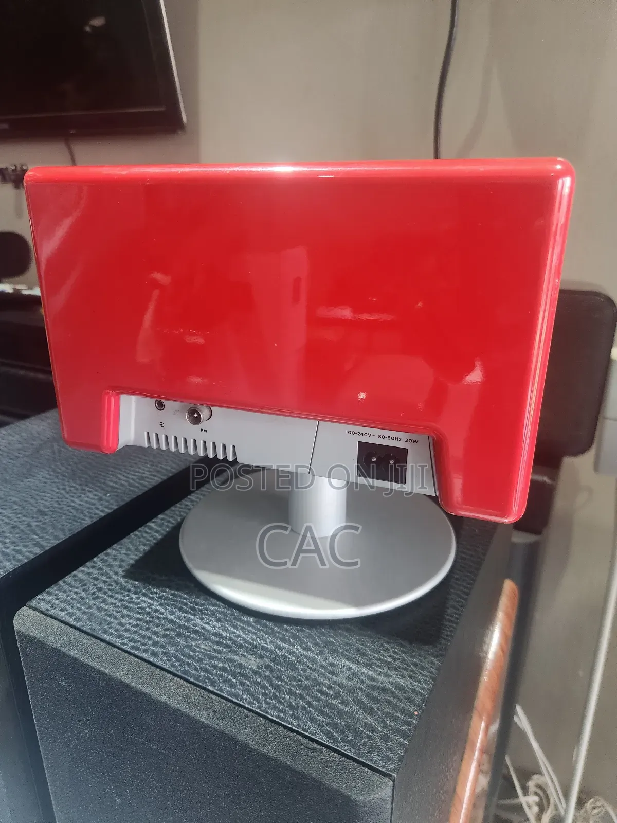 Geneva Lab S Book Shelf All-in-One System Red/White/Black