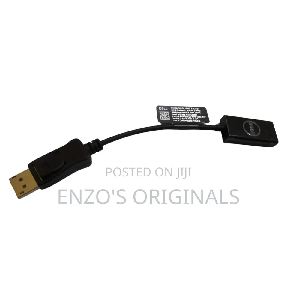 Display Port to Hdmi Adapter Dp to Hdmi Dell Original Brand Sealed
