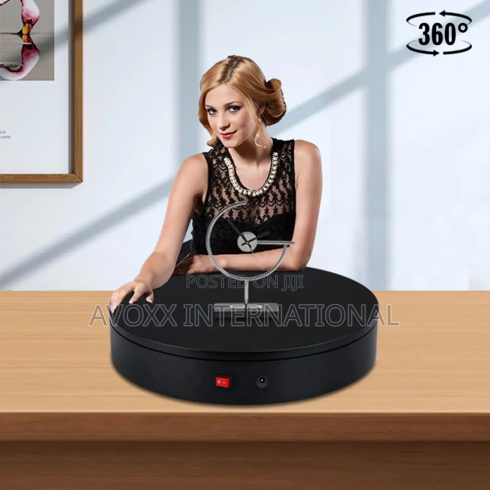 Professional 360 Degree Photography Rotating Display Stand