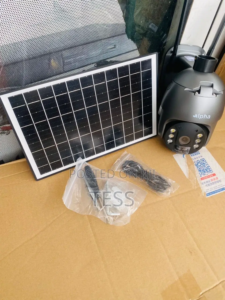 Solar PTZ Camera Universal 4G Sim 4MP (UBOX App)